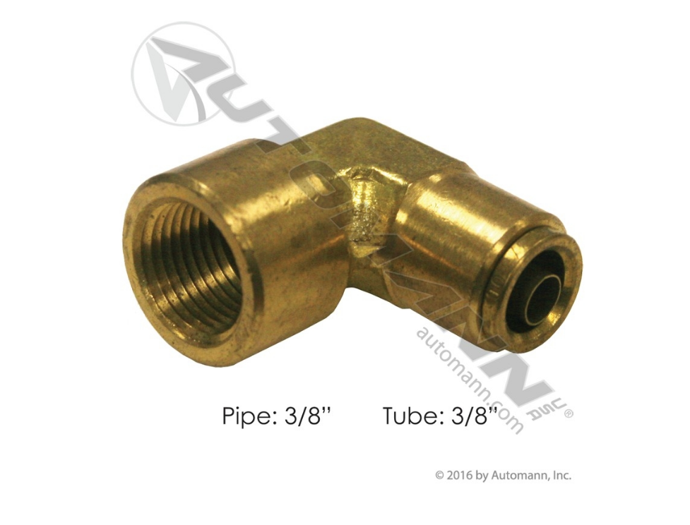 177.13B706C - Brass PLC Female Elbow 3/8 X 3/8in