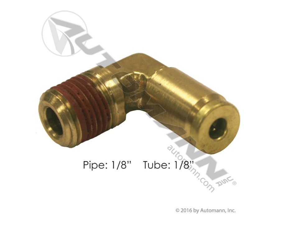 177.13B152A - Brass PLC Male Elbow 1/8 X1/8in