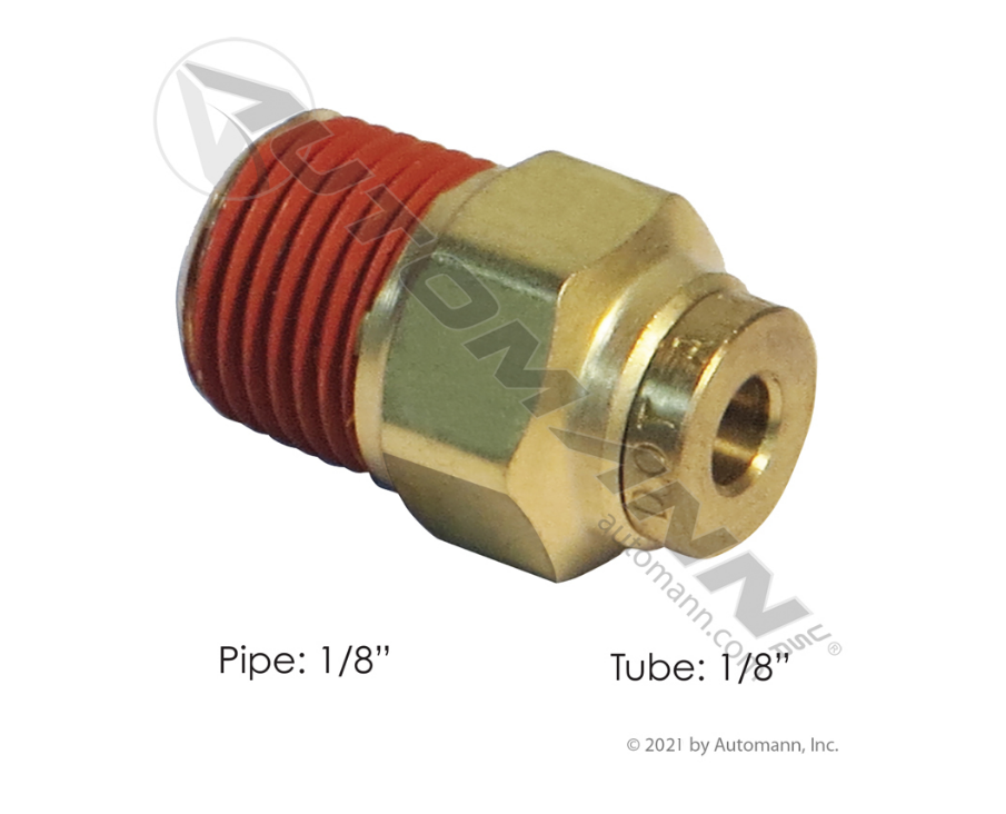 177.13B682A - Brass PLC Male Connector 1/8 X 1/8in