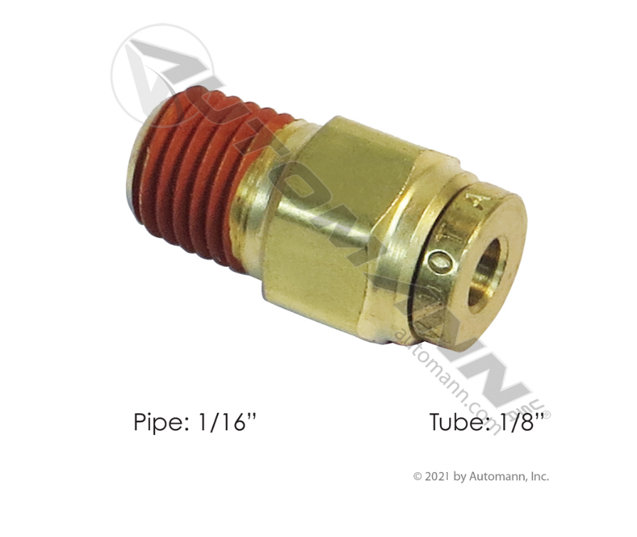 177.13B682X1 - Brass PLC Male Connector 1/8 X 1/16in