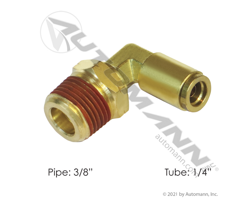 177.13B694C - Brass PLC Male SWL Elbow 1/4 X 3/8in