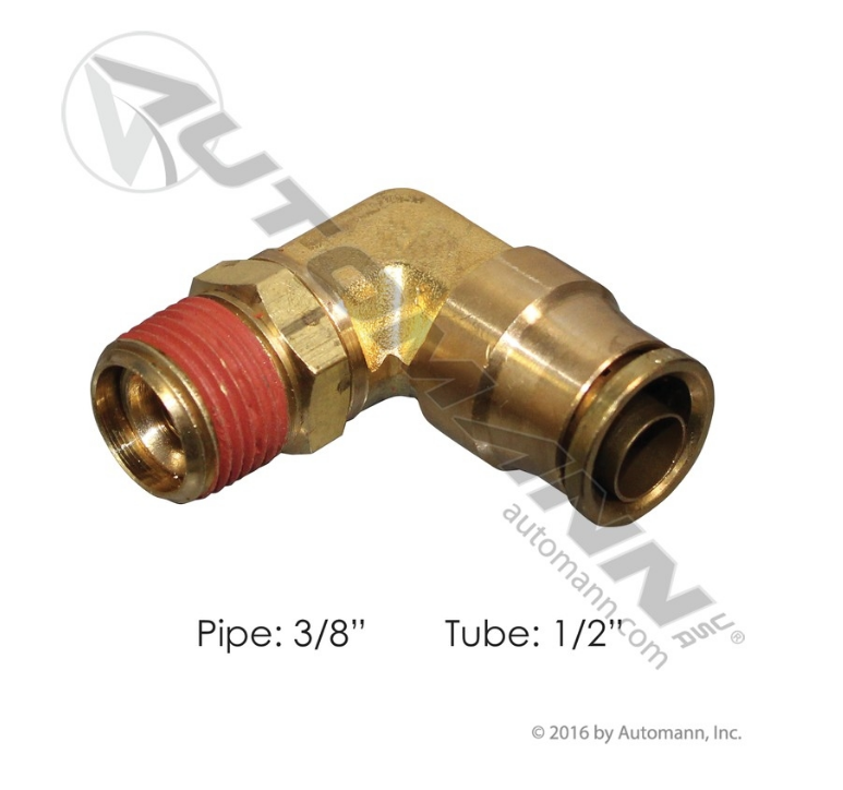 177.13B698C - Brass PLC Male SWL Elbow 1/2 X 3/8in