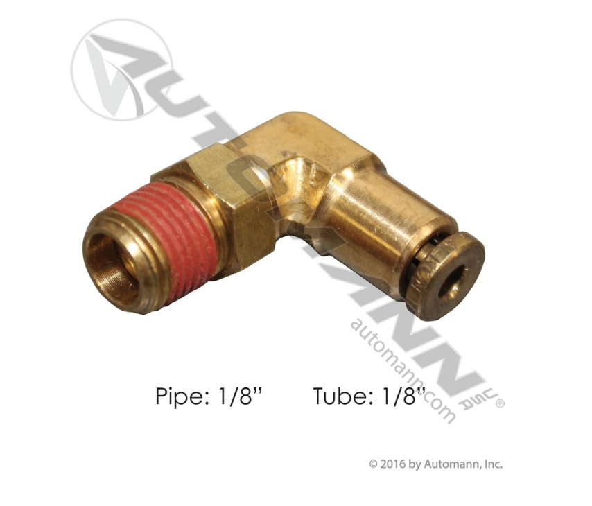 177.13B692A - Brass PLC Male SWL Elbow 1/8 X 1/8in