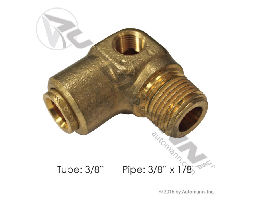 177.13B7362C - Brass PLC Fixed Tee 3/8 X 1/8 X 3/8in