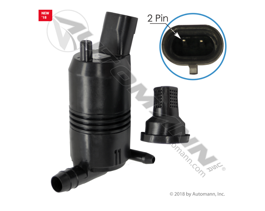 HLK7056 - Washer Fluid Pump Mack (82712974, 22110112, 2585375C91)