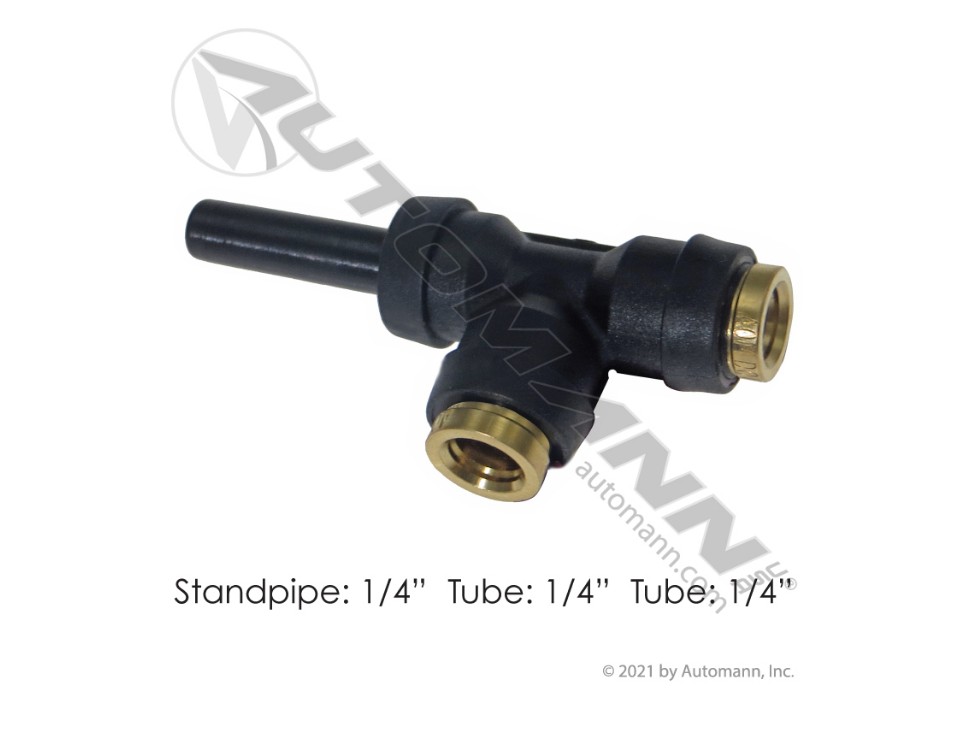 177.12C5144B - PLC Standpipe Run Tee 1/4 X 1/4 X 1/4in