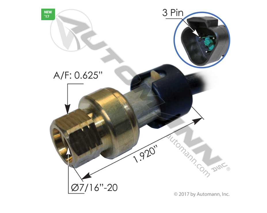 577.99522 - Air Inlet Manifold Pressure Sensor CAT