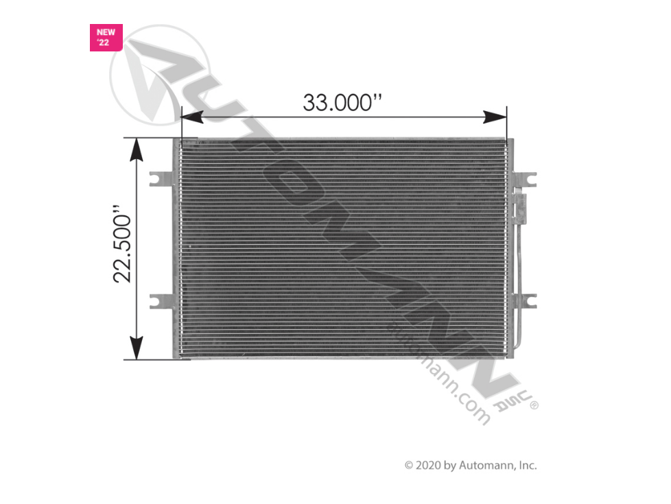 813.46108 - Condenser Freightliner