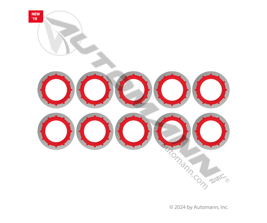 830.52308R-10 - AC Stat Seal Gasket No 8 Red 10pk