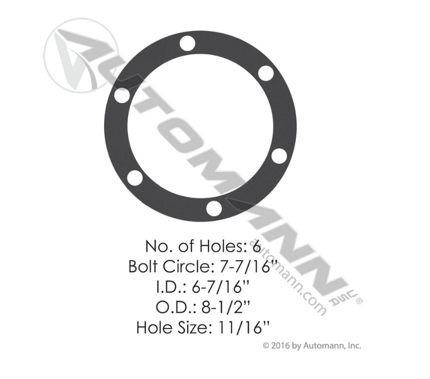 180.10601 - Drive Flange Gasket