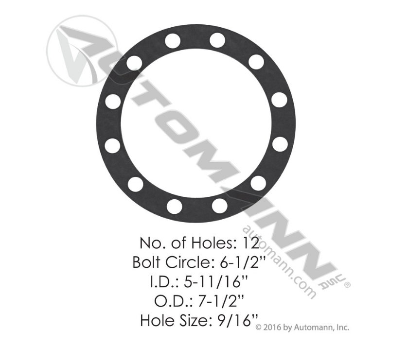 180.10608 - Drive Flange Gasket