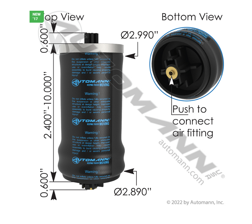 ABSZ70-7109 - Air Spring Cabin (11020077)