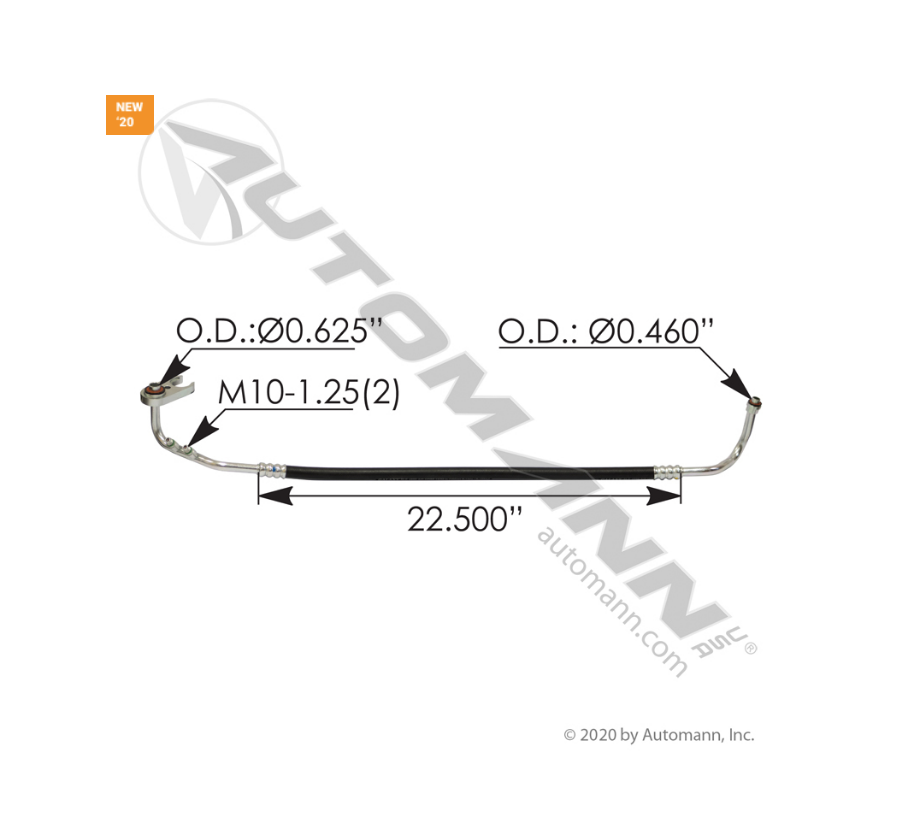 830.946016 - AC Hose Assy Freightliner