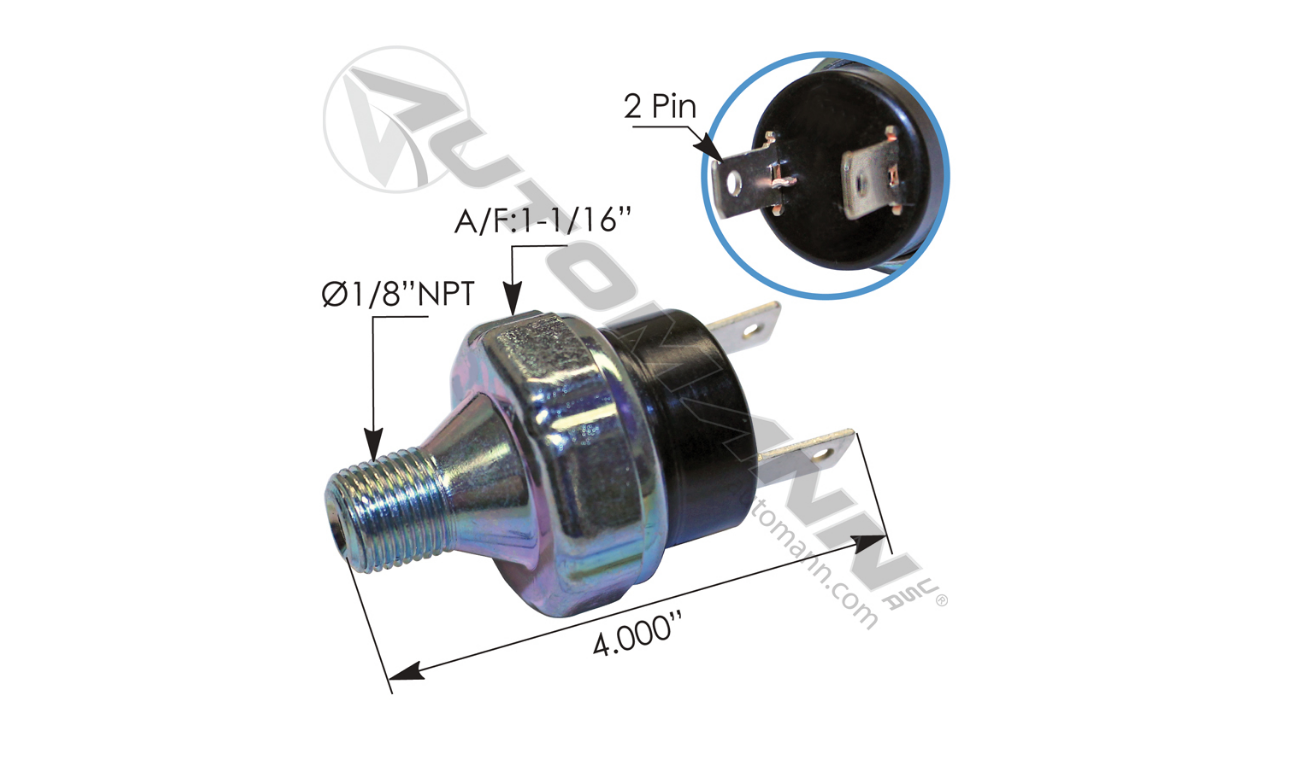577.99535 - Low Air Pressure Switch Universal ( FSC17491121)