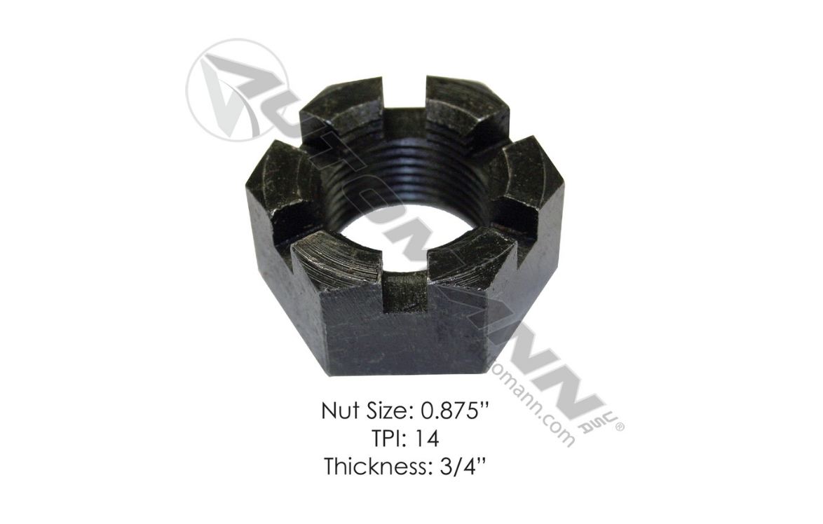 SN106 - Slotted Nut 7/8in-14 TPI (L14MN2X1, L14MN2, L14MN0002, 14MN2)