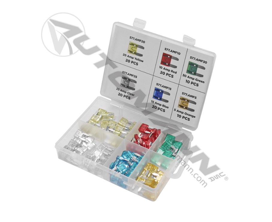 577.AMF100-KT - Mini Blade Fuse Assortment 100pc ( ATD-382)