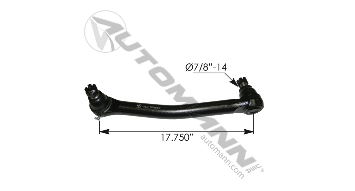 463.DS4698 - Drag Link 17.75in C to C Freightliner ( 1415402000, 1417298000)