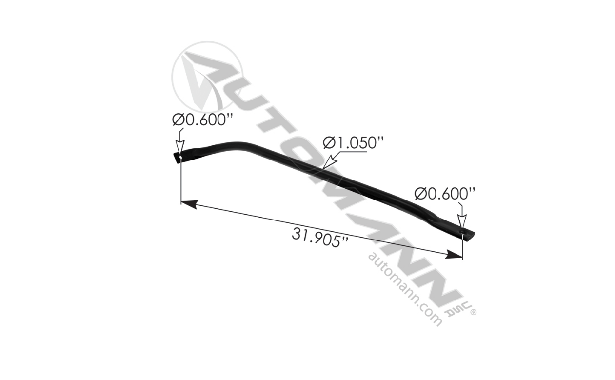 TRR4609 - Radiator Support Rods LH Freightliner ( A0528187000)