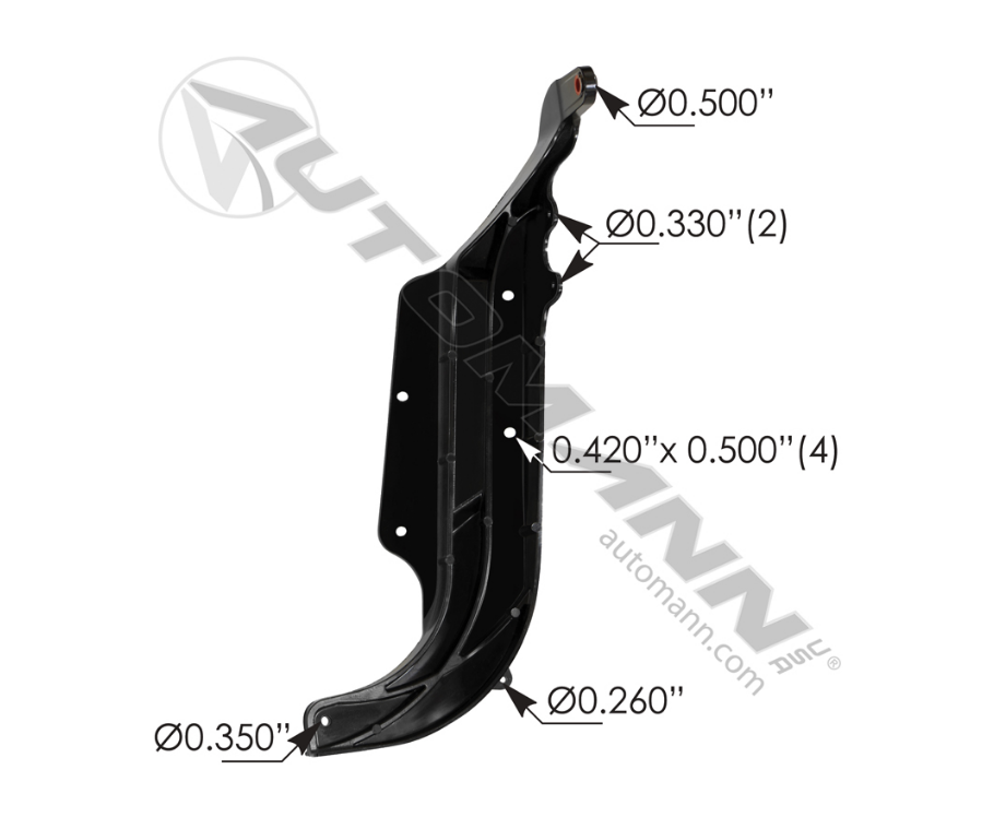 564.46463 - Hood Pivot Bracket RH Freightliner P3