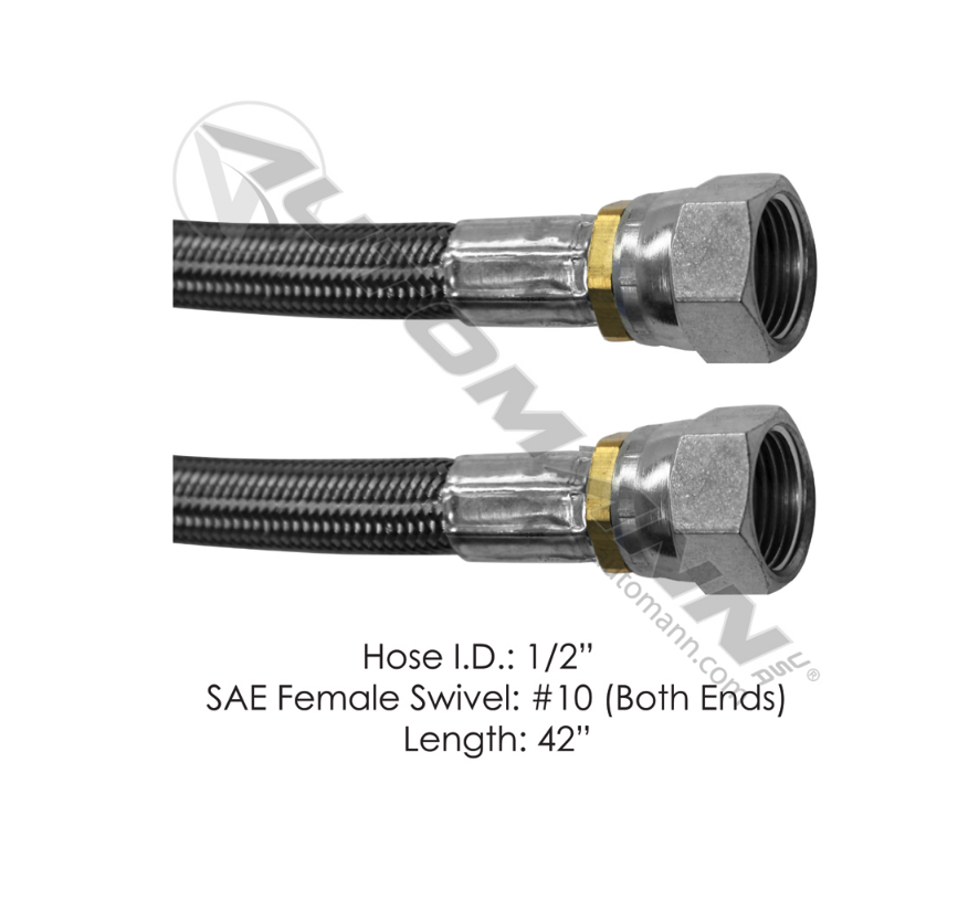 177.10142 - Discharge Hose 2 Fem SAE Swivel 42in (A1211593042)