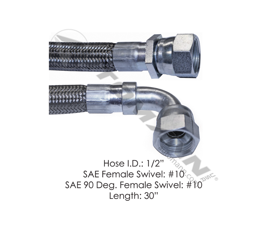 177.10730 - Discharge Hose 2 Fem SAE Swivel 30in FTL (A1222571030)