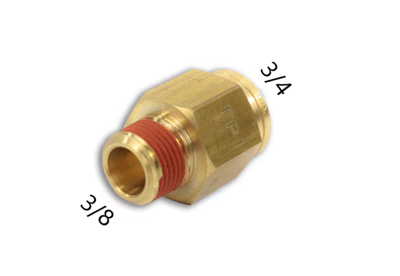 RP1000-P24-M12 - DOT Push In (P3/8 x M3/8)
