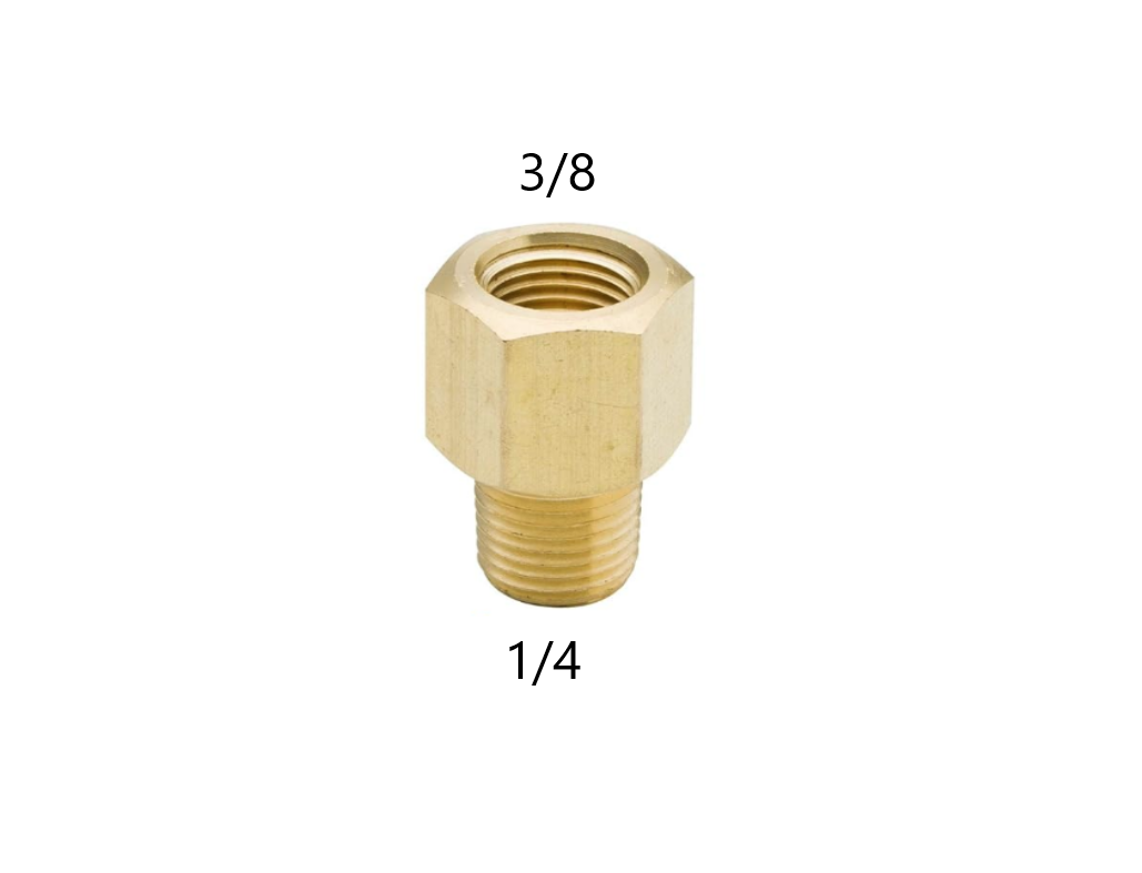 RP4006-M12-F12 - Pipe Fitting Adapter (F3/8xM3/8)