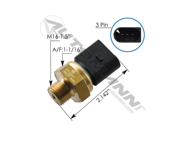 577.23517 - Oil Pressure Sensor Detroit Diesel (A0071530828, A0111539228)