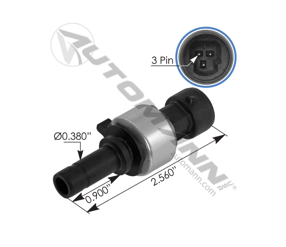 577.59515 - Air Pressure Sensor Kenworth Pete (2505669C9, 5005758, 5008677)