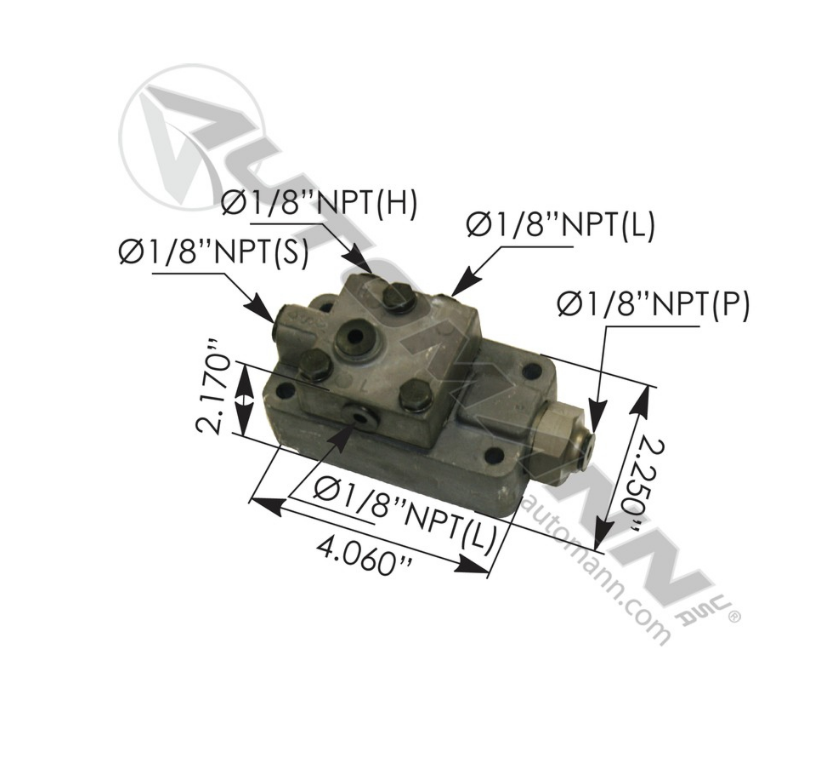 170.A5000 - Fuller Type Universal Slave Valve (1648162C91, FULA5000, 15534407)