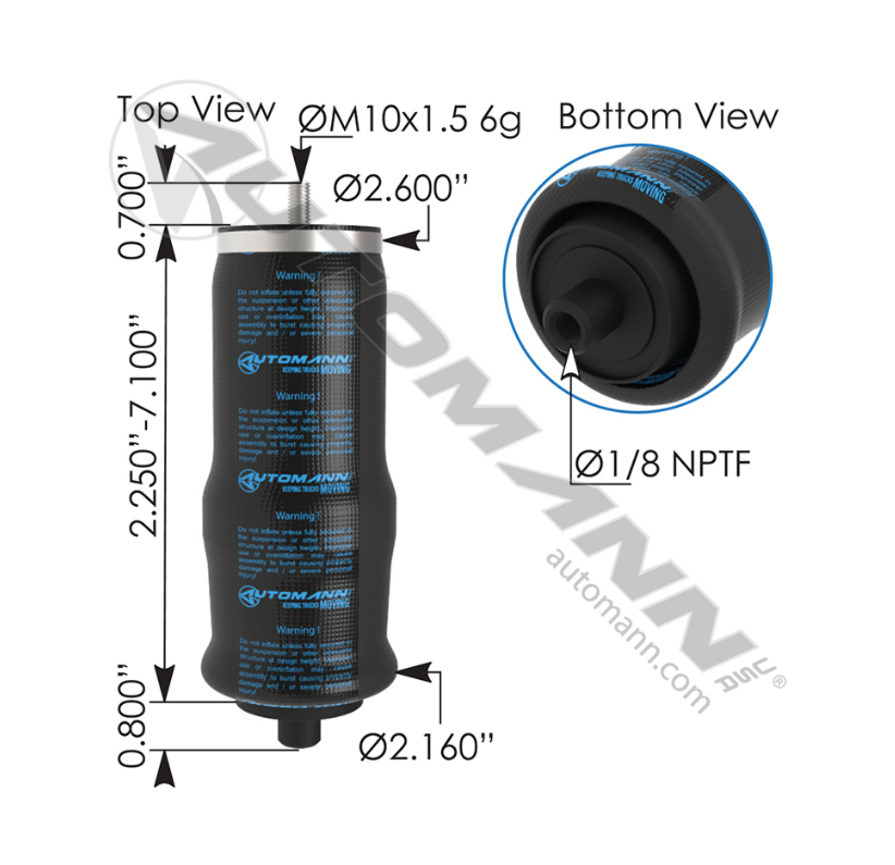ABSZ70-2622 - Air Spring Cabin Volvo ( 1S5-171, 78421, 20462622)