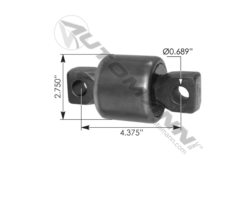 TRB6825 - Torque Rod Bushing Kenworth ( 90008265, 836940, 839310)