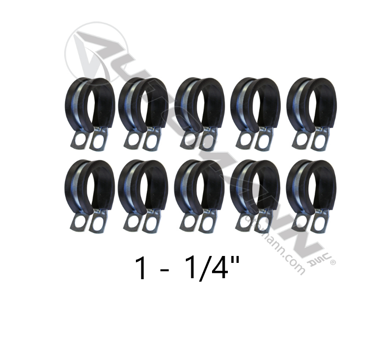 561.3120 - Tube Clamp Rubber Lined 1-1/4in -10 Pack ( 908R, 021107)