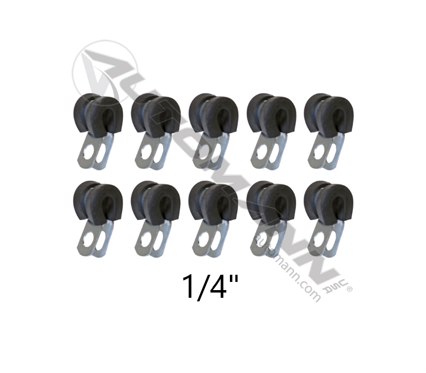 561.3104 - Tube Clamp Rubber Lined 1/4in - 10 Pack (901RA, 021114, 492000)