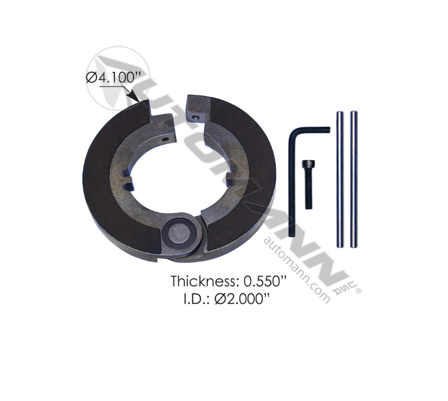 755.CB313X3 - Clutch Brake Hinged 2in 3X Oversize