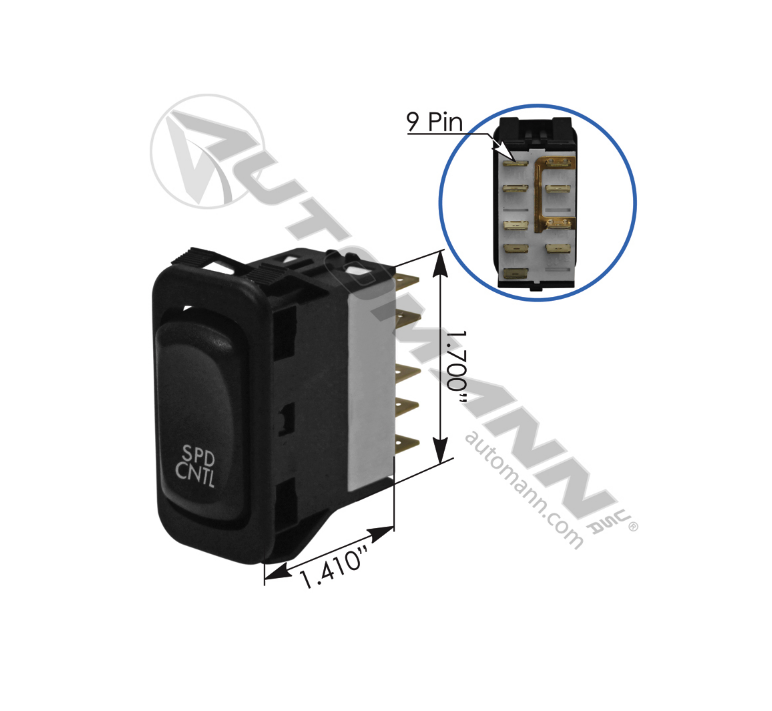 577.46509 - Rocker Switch Cruise Cntrl Freightliner (A0630769011)