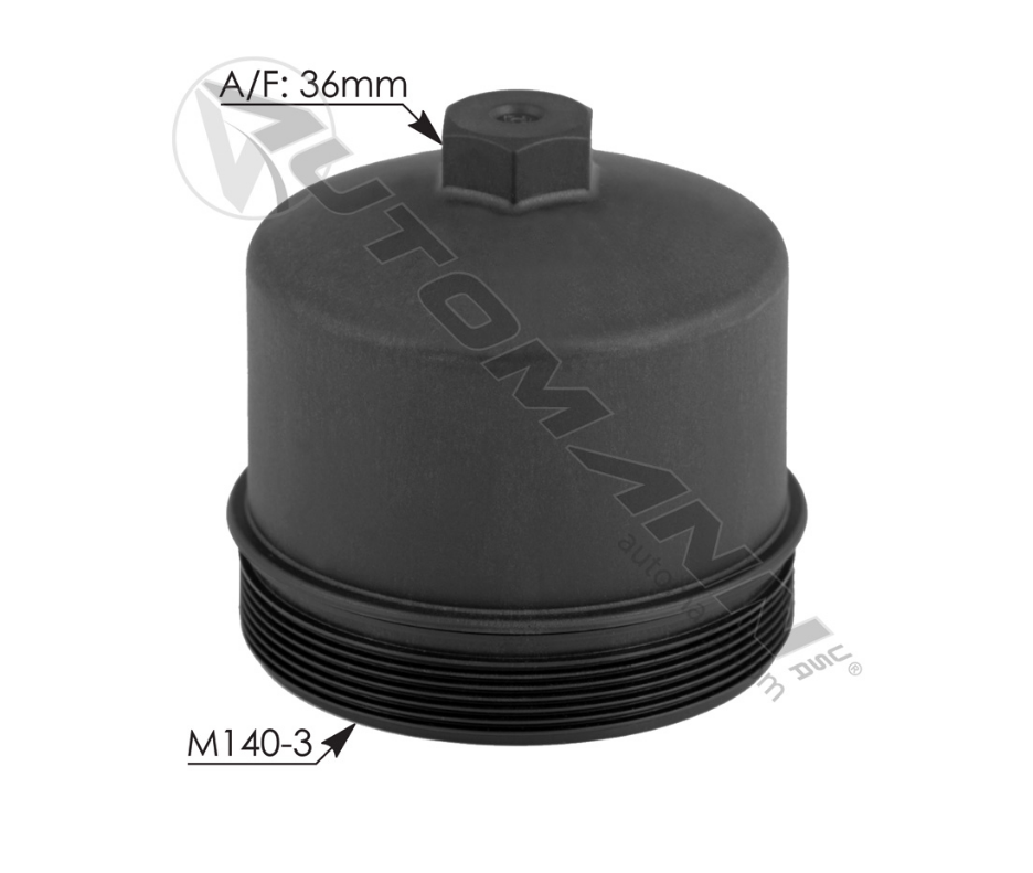 572.23108 - Oil Filter Screw Cap Detroit DD13 DD15 ( A4721840908, A4721841108)