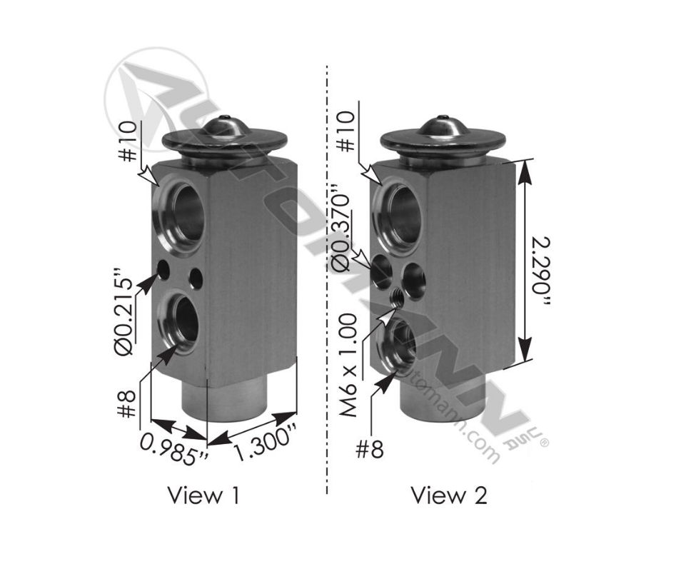 830.42023 Expansion Valve Everco (1690, 12-0806A, 3857948C2, 31-31369)
