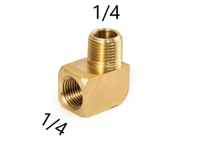 Pipe Fitting 90° Street Elbow (M1/4xF1/4)