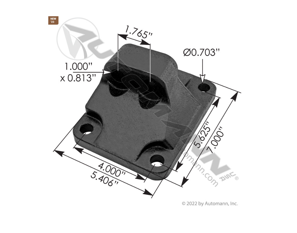 M238400 - Engine Bracket LH Detroit Series 60 (01-30384-000, 0130384000)