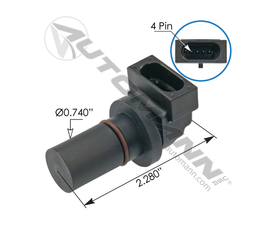 577.46401 - Transmission Speed Sensor Freightliner (KWB60082401, 57746401)