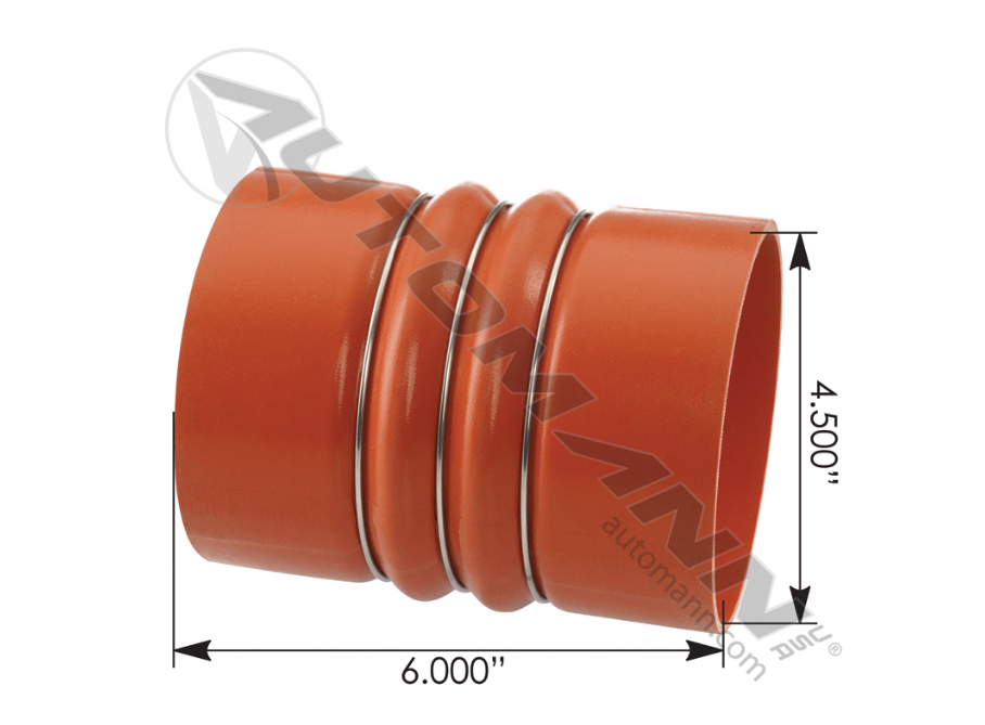 561.1545060 - CAC Connector Hose Hot Side 4.5" x 6" (77420001, 367450060)