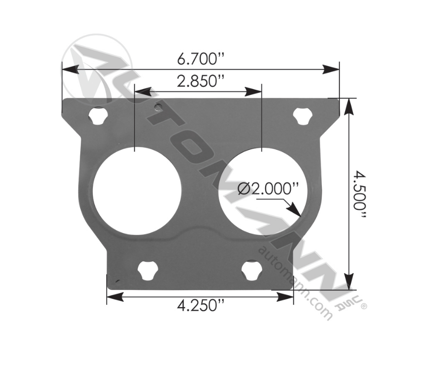 840.UM902940GEL - Exhaust Manifold Gasket Cummins ISX 15.0 (3682940, 840UM902940GEL)