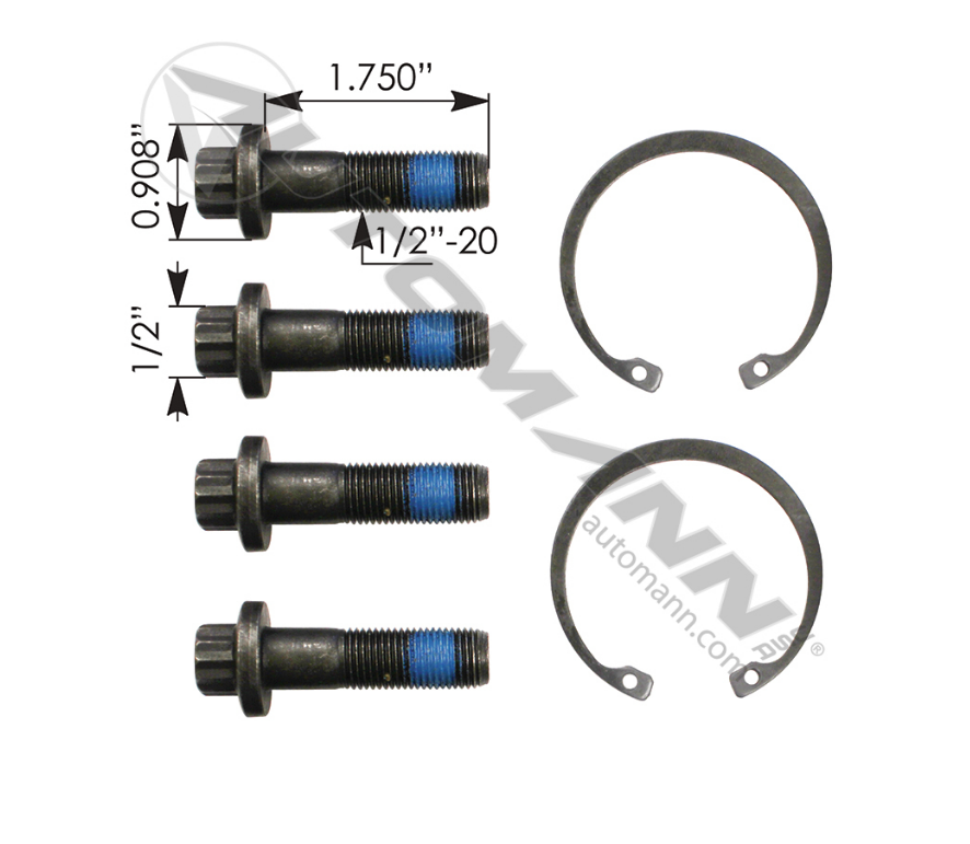 752.122KIT - Hold Down Kit for 752.1220R/1225R