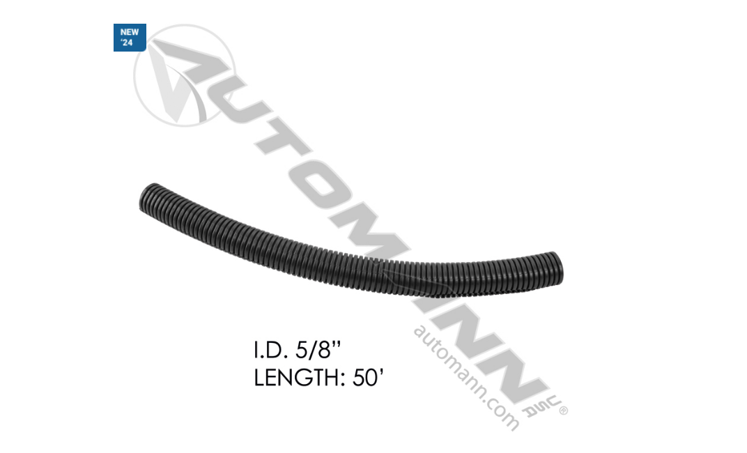177.1058-50P - Poly Split Loom 5/8in ID - 50ft Length