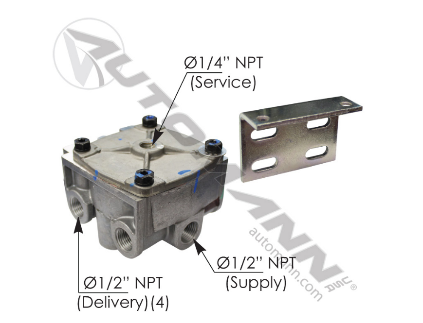 170.803115OE - OE Bendix R12 Relay Valve for ABS (803115, 801929, 300205)
