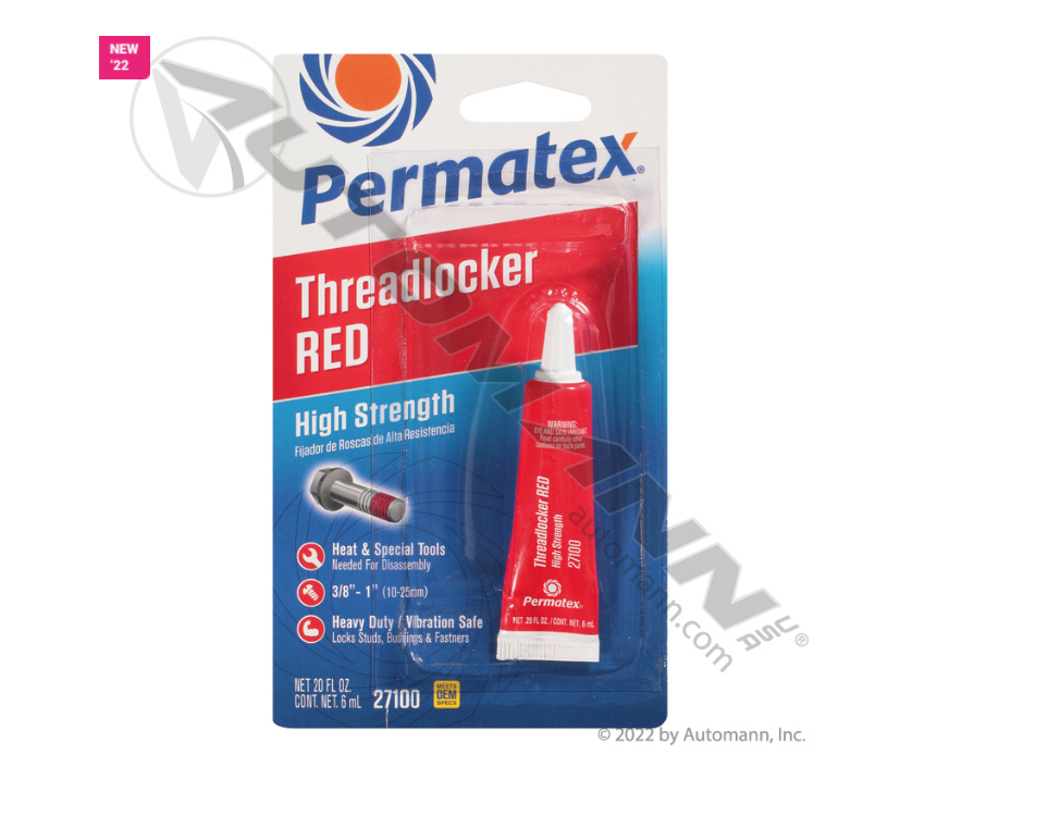 PRX27100 - High Strength Threadlocker RED 6ml (PRX27100CTN)