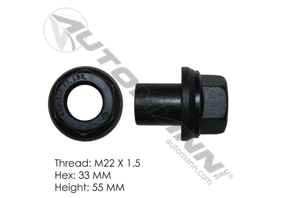 201.3033 - Metric Sleeved Flange Nut-28MM Sleeve (E-15682, R0015682)
