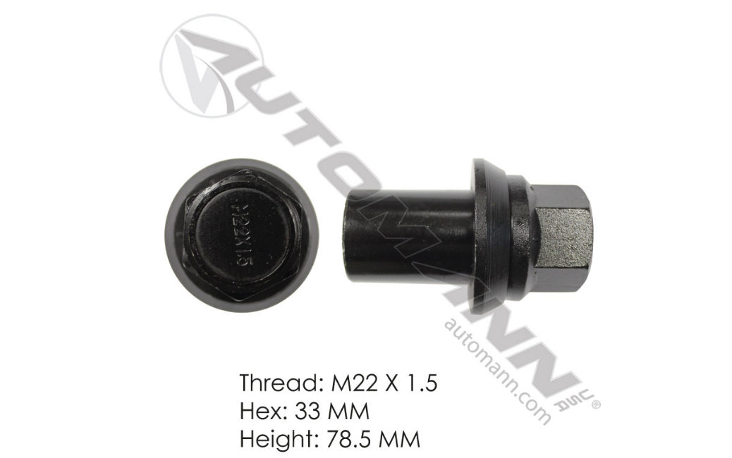 201.3036 - Metric Sleeved Flange Nut-40MM Sleeve (ALU430732, ALC430732, 71430732)
