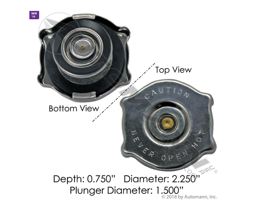 572.2031 - Radiator Cap 16LB. Ref. # F226000, RC1630